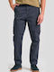 Trousers Cargo Elastic in Tapered Line Gray