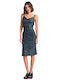 Sommer Midi Damenkleid FBL011-127-13 Mehrfarbig