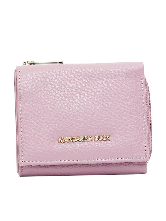 Mandarina Duck Small Leather Women's Wallet Classic Lilac