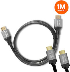 Havit HDMI 2.1 HDMI male - HDMI male 1m Black