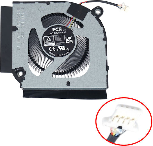 Laptop GPU Cooling Fan Acer Nitro 5 An515-58 An517-55 An515-46 N22c1 Predator Helios 300 Ph317-55 Ph315-55 Ph317-56 Dfscl12e16486m Fpdh Eg75091s1-c080-s9a 12v 4pin Code 81429