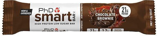 PhD Smart Μπάρα με 20gr Πρωτεΐνης & Γεύση Σοκολατένιο Brownie 64gr