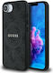Guess Guess Handyhülle aus Synthetischem Leder Schwarz für iPhone 17e / 16e