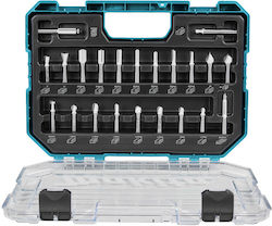 Σετ Φρέζες Ξύλο Makita D-74784 8 Χλστ 22 Τεμάχια