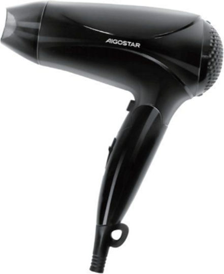 Black Hair Dryer 2400w Negative Ion Foldable Travel Hair Dryer Vde Lena 2400w 8433325312275-ts Sz