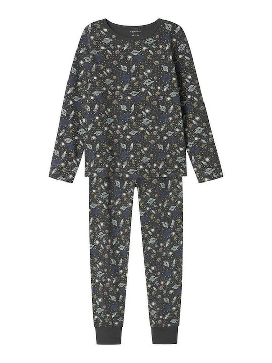 Name It Pijama pentru copii De iarnă Din bumbac Forged Iron