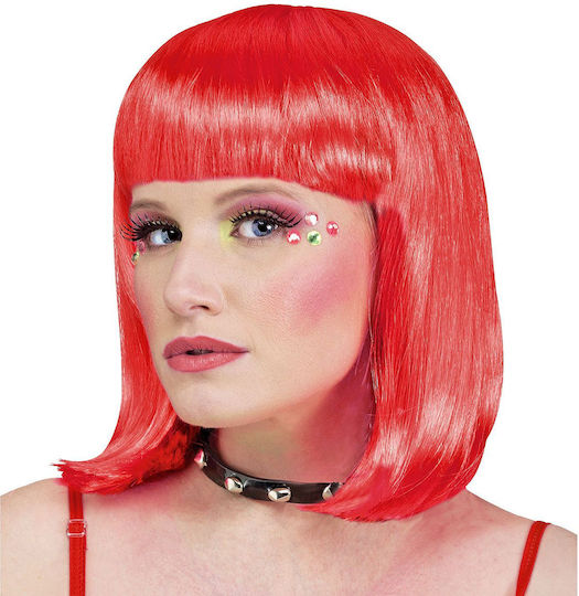 Carnival Wig Long Bob with Bangs Carnavalista 232464 Red