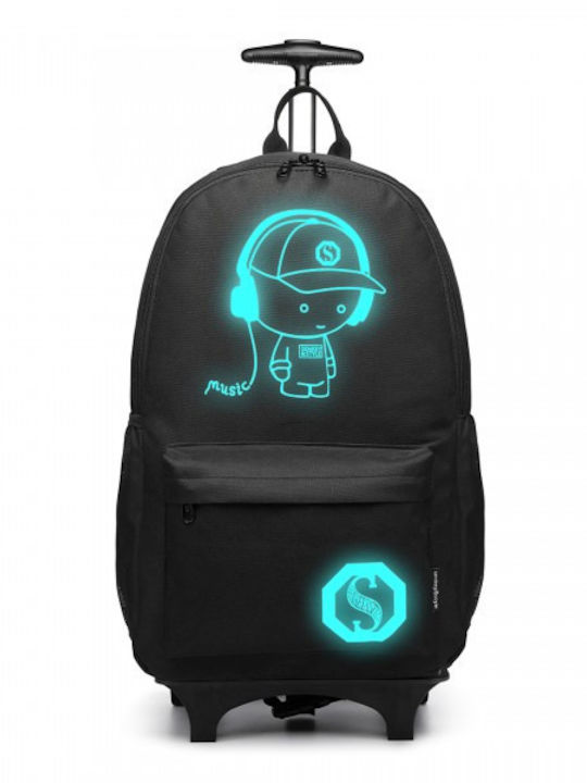 Miss Lulu Backpack Μαύρο