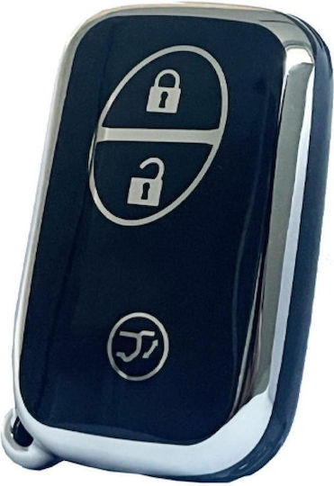 Schützende TPU-Autoschlüsselhülle Smartkey 3 Tasten Lexus
