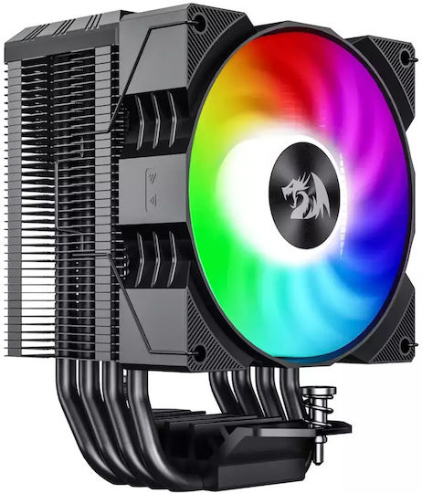 Redragon CC-1014 Cooler Procesor pentru Socket /A/M/4/ /A/M/5/ /1/2/0/0/ /1/1/5/x/ /1/7/0/0/ cu RGB Iluminare