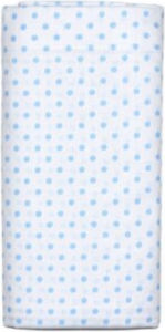 Baby Star Light Blue Fitted Sheet 105x150cm