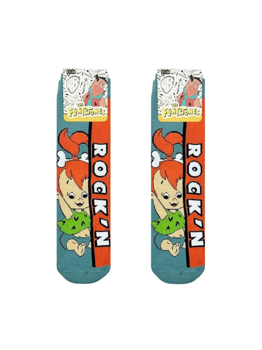 Disney Kids' Socks Flintstones Orange