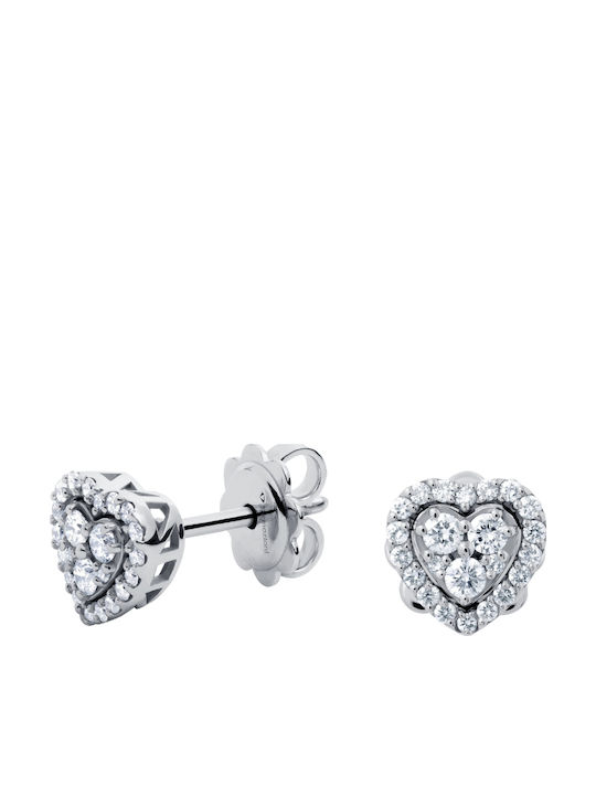 57emozioni Cercei din White Gold cu Diamant