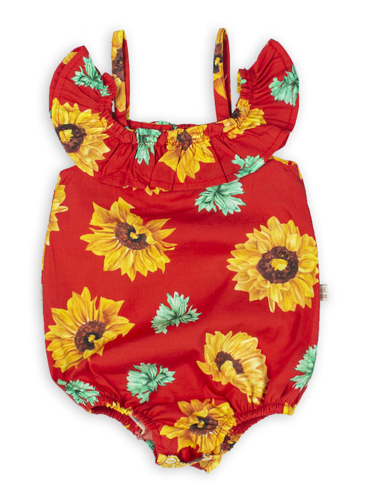 Maibella Kids Babystrampler Ärmellos Rot