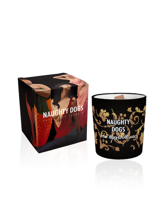 Naughty Dogs Aromatic Soy Candle Our Brown