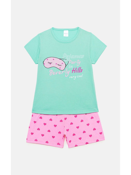 Pretty Baby Kids' Pajamas Summer Mint - Pink