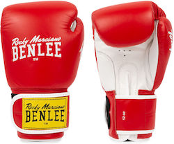Benlee Tough Boxhandschuhe Leder für Kampf Rot