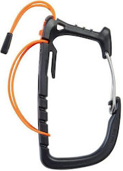 Καραμπίνερ Πλαστικό Petzl Caritool Evo Μαύρο P043ab00