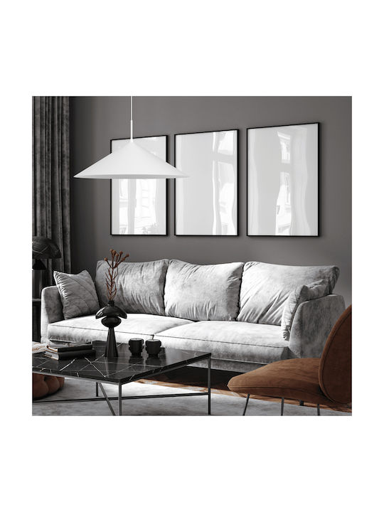 Eko Light Lustră Alb 60x60cm.