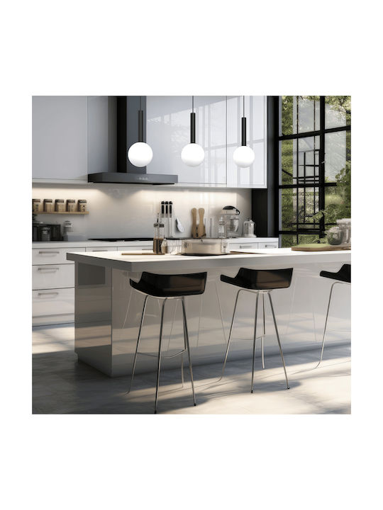 Eko Light Κρεμαστό Φωτιστικό Μαύρο με Ντουί G9 10x10εκ.