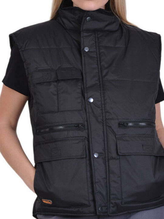 Ergo Men's Waterproof Safety Vest Black