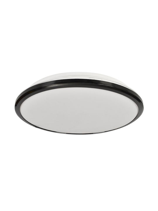 Eko Light Таванно осветление Баня Черен с Вграден LED