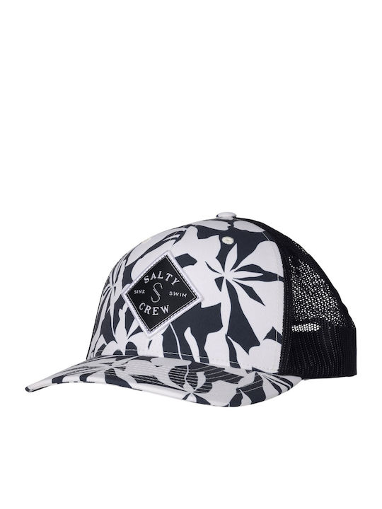 Salty Crew Sealine Retro W Trucker Cap Optic Black