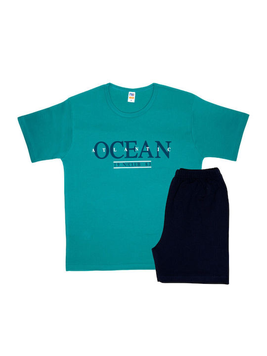 Nina Club Ocean Χειμερινή Ανδρική Πιτζάμα Βαμβα...