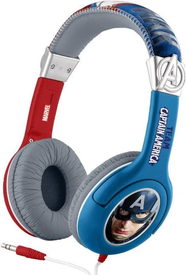 eKids Captain America Kabelgebunden Kinder Am Ohr Kopfhörer Mehrfarbig