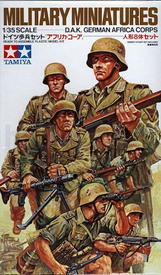Tamiya Φιγούρες Μοντελισμού Military Miniatures D.a.k German Africa Corps 1:35 35037