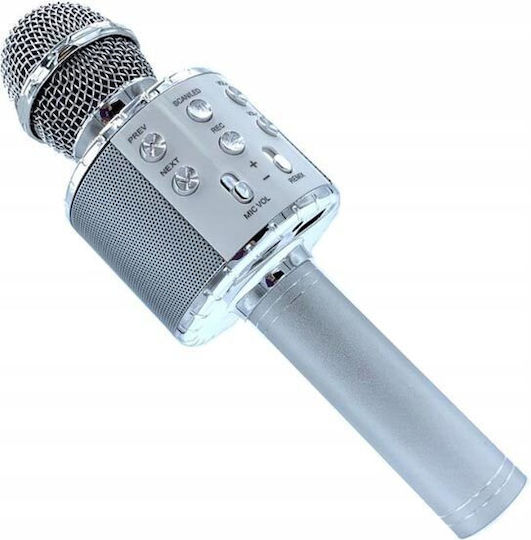 Wireless Karaoke Microphone AT27 Silver