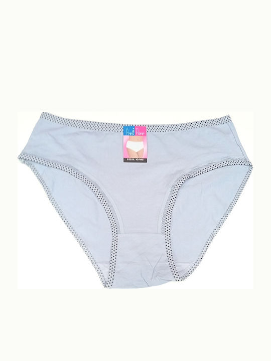 Donna Βαμβακερό Γυναικείο Slip Σιέλ
