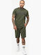 Moy Тениска Olive/black