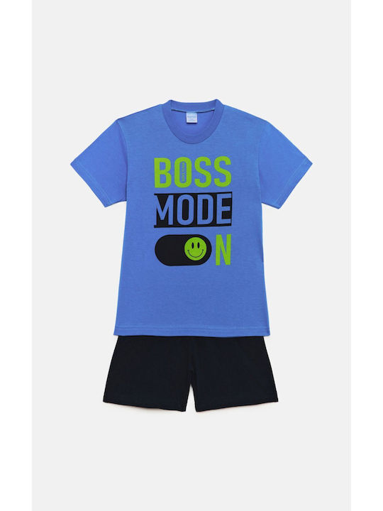 Pretty Baby Kids' Pajamas Summer Blue - Marine