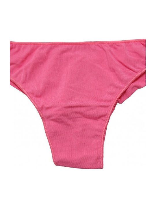 Lingerie Boutique Γυναικείο String με Δαντέλα Pink