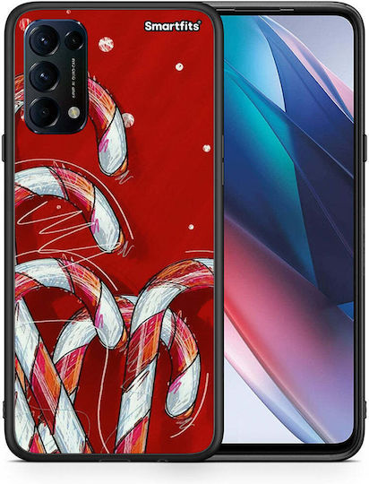 Candy Cane Oppo Find X3 Lite Reno 5 5g Reno 5 4g Case