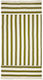 Nobodinoz Portofino Green Classic Beach Towel 150x84cm with Fringes