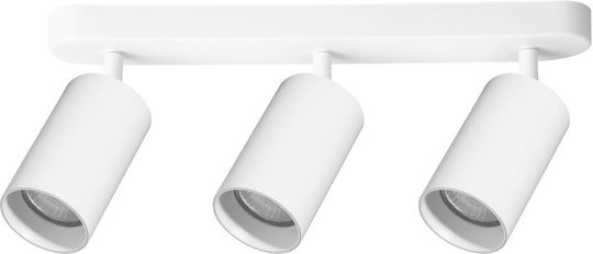 Eko Light Triple Spot with Socket GU10 in White Color