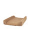 Nobodinoz Weiche Wickelauflage mit Abdeckung aus Stoff Sesame 50x70cm