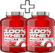 Scitec Nutrition 100% Whey Protein Professional 2350g Strawberry White Chocolate & Scitec Nutrition 100% Whey Protein Professional 2350g Peanut Butter Custom Bundle