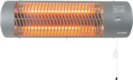 Eurom Heizung Quarz mit Thermostat 1200W