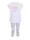 Kids' Set with Leggings Summer 2pcs White