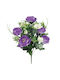 Bouquet Rose Poppy Purple/Cream H50cm 5/20box 00-00028-4