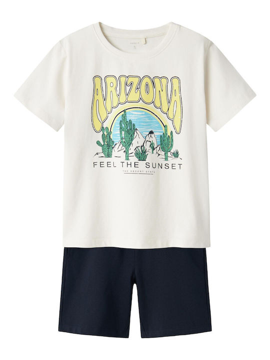 Name It Kinder-Set mit Shorts Sommer 2Stück Ecru