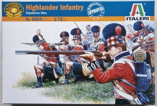 Italeri Φιγούρες Μοντελισμού Higlander Infantry Napoleonic Wars 1:72 No.6004