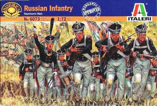 Italeri Φιγούρες Μοντελισμού Russian Infantry Napoleonic Wars 1:72 No.6073