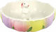 Bol Decorativ Iepuraș cu Flori Ceramică Culori Pastel Ø25x12cm Colecția Hintsdeco