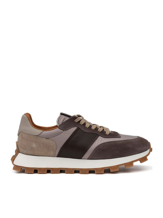 Perlamoda Ανδρικά Sneakers Taupe / Brown Taupe