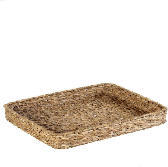 Espiel Wicker Rectangular Decorative Tray 53x32.5x8cm