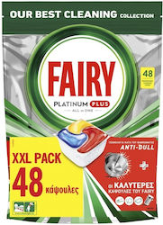 Fairy Platinum Plus 48 Κάψουλες Πλυντηρίου Πιάτων
